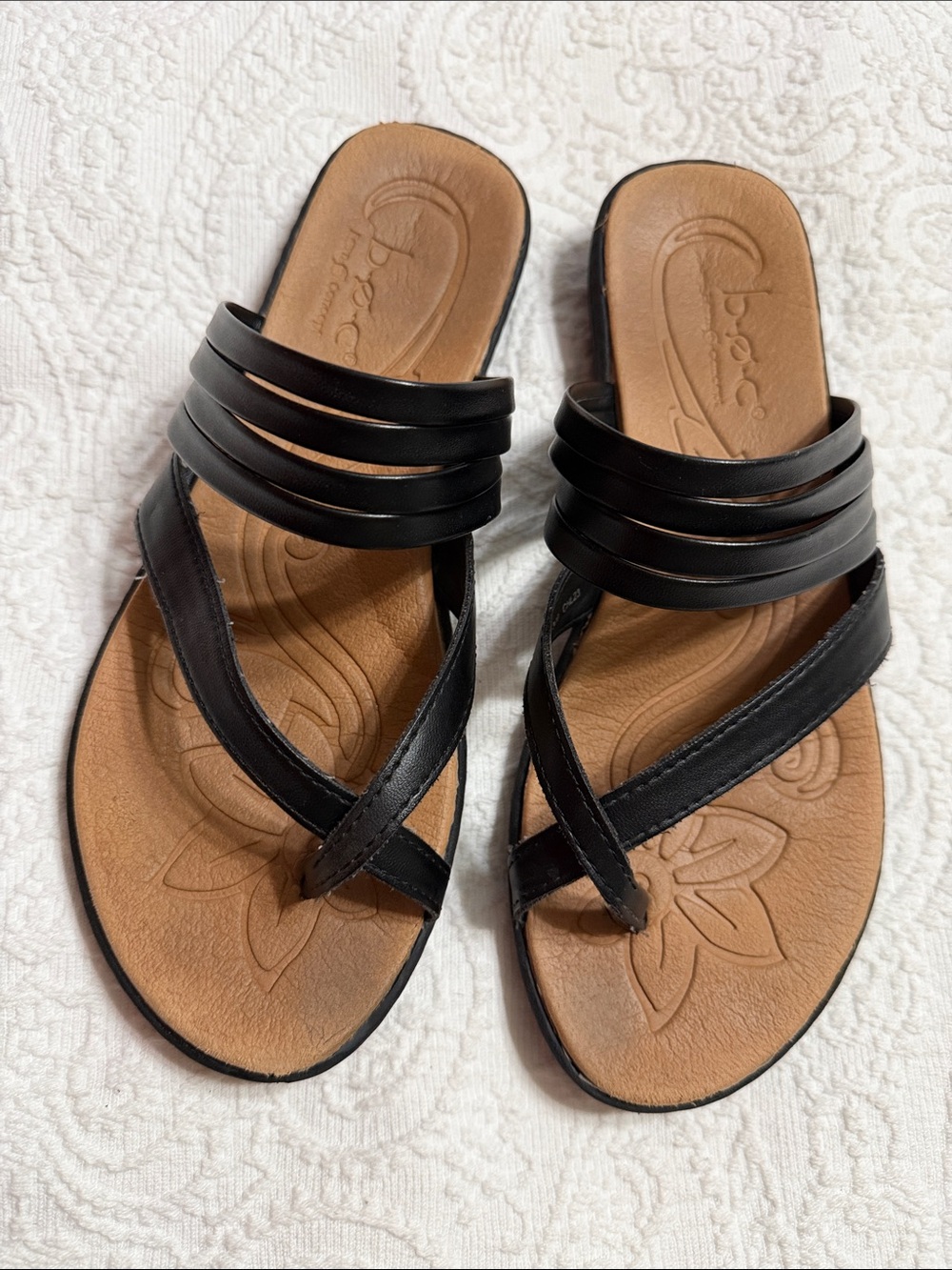 boc Black Slide Sandals Size 8 Flip Flops